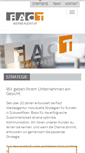Mobile Screenshot of fact-werbeagentur.de